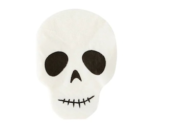 Skull napkin/ Halloween napkin