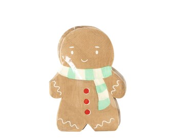 Gingerbread Man shaped Napkin