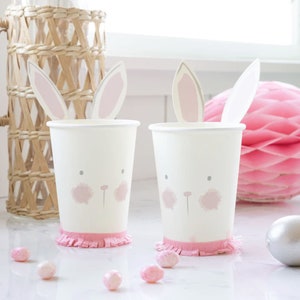 Easter Bunny Paper Cups/ Drink Cups - Etsy