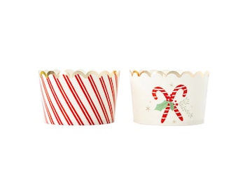 Candy cans/ stripes Jumbo baking/ Treat cups