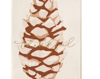 Harvest Pine Cone Napkin