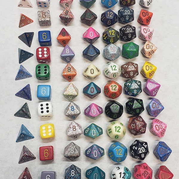 MYSTERY 16mm Dice Set plus a FREE D20 - Blind Bag! - TTRPG and other games!