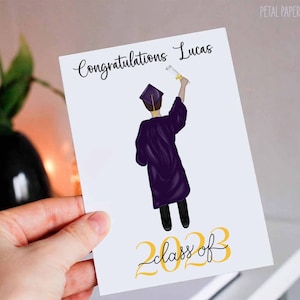 Graduation Card, Congratulations Grad Card, Happy Graduation Card, Custom Graduation Card, 2024 Graduation Card, Class of 2024, Congrats
