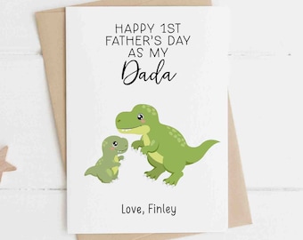 Happy FATHERS DAY Card For Dad, First Father's Day Card, Daddy Father's Day Card, Happy 1st Fathers Day Card For Father, From Child