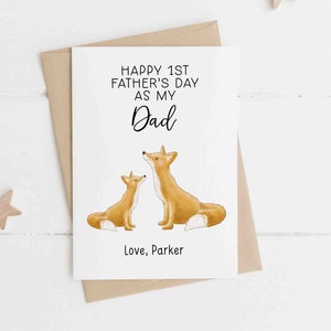 Happy Fathers Day Card For Dad, First Father's Day Card, Daddy Father's Day Card, Happy 1st Fathers Day Card For Father, From Child