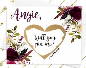 Will you pin me? Card - pinning ceremony card - nursing graduation - pinning ceremony gift - nurse pinning ceremony card