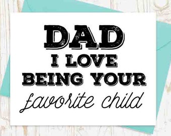 Funny Father's Day Card, Happy Father's Day Card, Fathers Day Card, Funny Card For Dad, Father's Day Gift, Card from Son, Card from Daughter