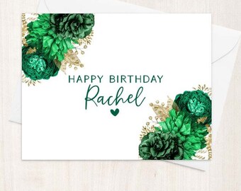 Custom Birthday Card, Personalized Birthday Card, Cute Birthday Card Personalized with Name, Birthday Card With Name