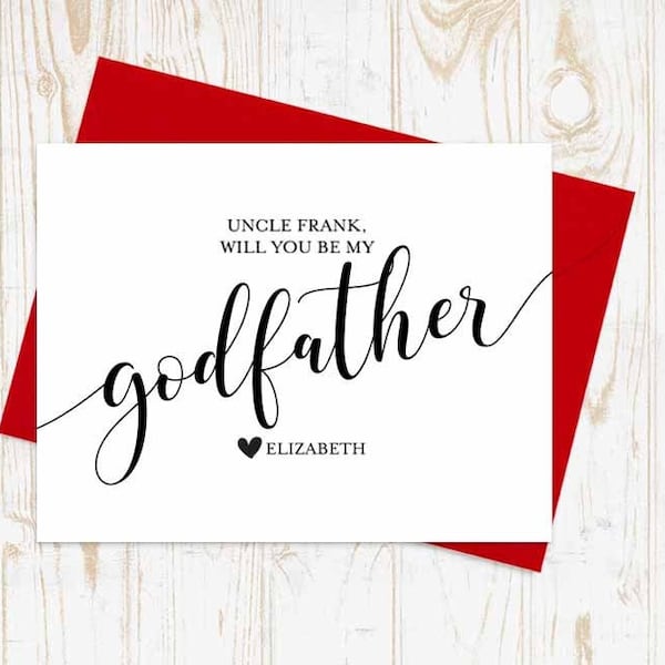Will You Be My Godfather Svg - Etsy