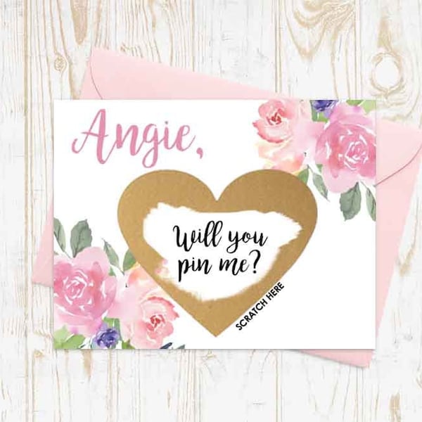 Will you pin me? Card - pinning ceremony card - nursing graduation - pinning ceremony gift - nurse pinning ceremony card
