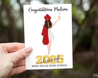 Graduation Card, Congratulations Grad Card, Graduation Card for Senior, Custom Graduation Card, 2026 Graduation, Class of 2026, Congrats