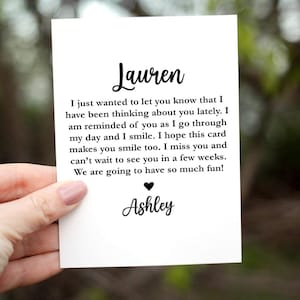 Custom Card, Personalized Card, Your Message Here, Custom Greeting Card, Custom Text, Customized Card, Card for Friend, Custom Message Card