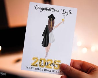 Graduation Card, Congratulations Grad Card, Graduation Card for Senior, Custom Graduation Card, 2026 Graduation, Class of 2026, Congrats