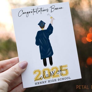 Graduation Card, Congratulations Grad Card, Happy Graduation Card, Custom Graduation Card, 2025 Graduation Card, Class of 2025, Congrats