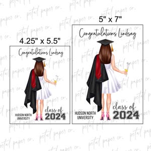 Graduation Card, Congratulations Grad Card, Happy Graduation Card, Custom Graduation Card, 2026 Graduation Card, Class of 2026, Congrats image 6