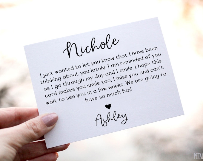 Custom Card, Personalized Card, Your Message Here, Custom Greeting Card, Custom Text, Customized Card, Card for Friend, Custom Message Card