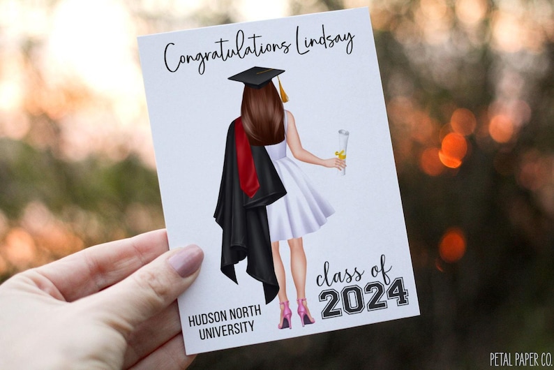 Graduation Card, Congratulations Grad Card, Happy Graduation Card, Custom Graduation Card, 2026 Graduation Card, Class of 2026, Congrats image 7