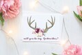 Will you be my Godmother? Card - Godmother Godparents Godfather Asking card with Metallic Envelope