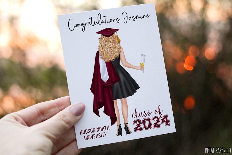 Graduation Card, Congratulations Grad Card, Happy Graduation Card, Custom Graduation Card, 2026 Graduation Card, Class of 2026, Congrats image 11
