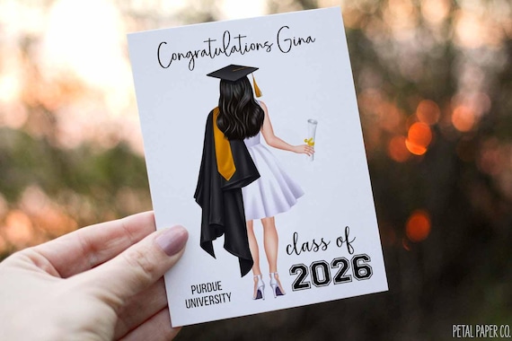Graduation Card, Congratulations Grad Card, Happy Graduation Card, Custom Graduation Card, 2026 Graduation Card, Class of 2026, Congrats