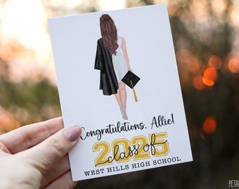 Graduation Card, Congratulations Grad Card, Graduation Card for Senior, Custom Graduation Card, 2026 Graduation, Class of 2026, Congrats