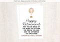 Retirement Card, Happy Retirement Card, Cute Retirement Card, Card for Retiree, New Retiree, Card for Retirement Personalized Retirement