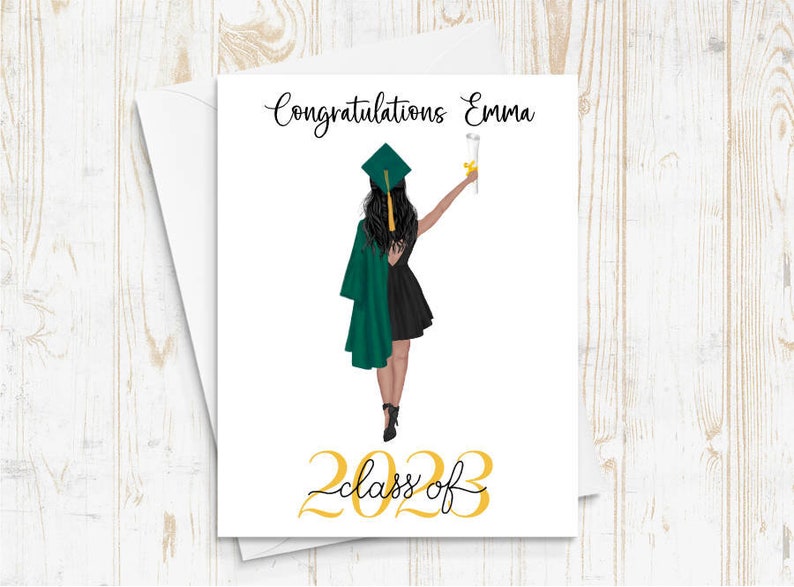 Graduation Card, Congratulations Grad Card, Happy Graduation Card, Custom Graduation Card, 2024 Graduation Card, Class of 2024, Congrats image 4