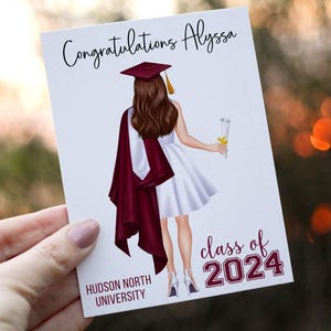 Graduation Card, Congratulations Grad Card, Happy Graduation Card, Custom Graduation Card, 2026 Graduation Card, Class of 2026, Congrats image 9