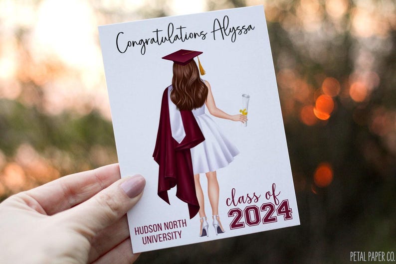 Graduation Card, Congratulations Grad Card, Happy Graduation Card, Custom Graduation Card, 2026 Graduation Card, Class of 2026, Congrats image 9