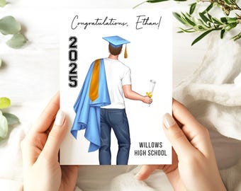 Graduation Card, Congratulations Grad Card, Happy Graduation Card, Custom Graduation Card, 2026 Graduation Card, Class of 2026, Congrats