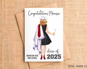Graduation Card, Congratulations Grad Card, Happy Graduation Card, Custom Graduation Card, 2026 Graduation Card, Class of 2026, Congrats