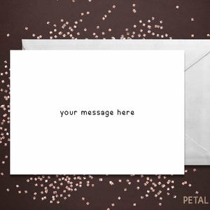 Custom Card, Personalized Card, Your Message Here, Custom Greeting Card, Custom Text, Customized Card, Card for Friend, Custom Message Card