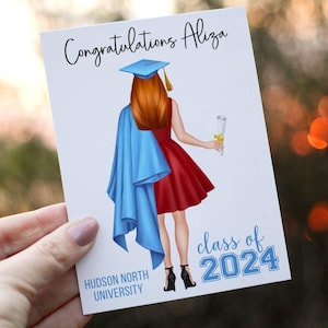 Graduation Card, Congratulations Grad Card, Happy Graduation Card, Custom Graduation Card, 2026 Graduation Card, Class of 2026, Congrats image 10