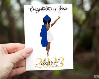 College Graduation Card, High School Graduation Card, Congratulations Graduate, Custom Card Senior, custom Graduation card, Class of 2024