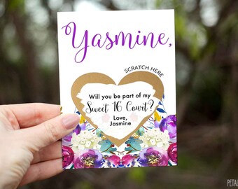 Sweet 16 Court Proposal Etsy Sweet 16 Court Proposal Etsy