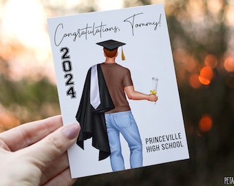 Graduation Card, Congratulations Grad Card, Happy Graduation Card, Custom Graduation Card, 2024 Graduation Card, Class of 2024, Congrats