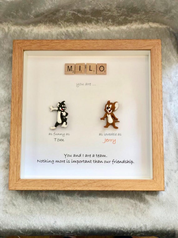 Toy And Jerry Character Frames Best Friends Gift For Special Image 0