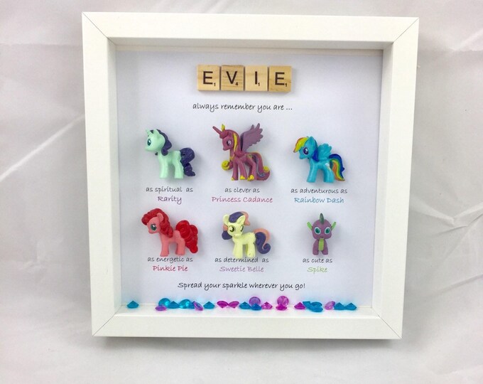 Personalised My Little Pony Style Special Box Frame - Etsy