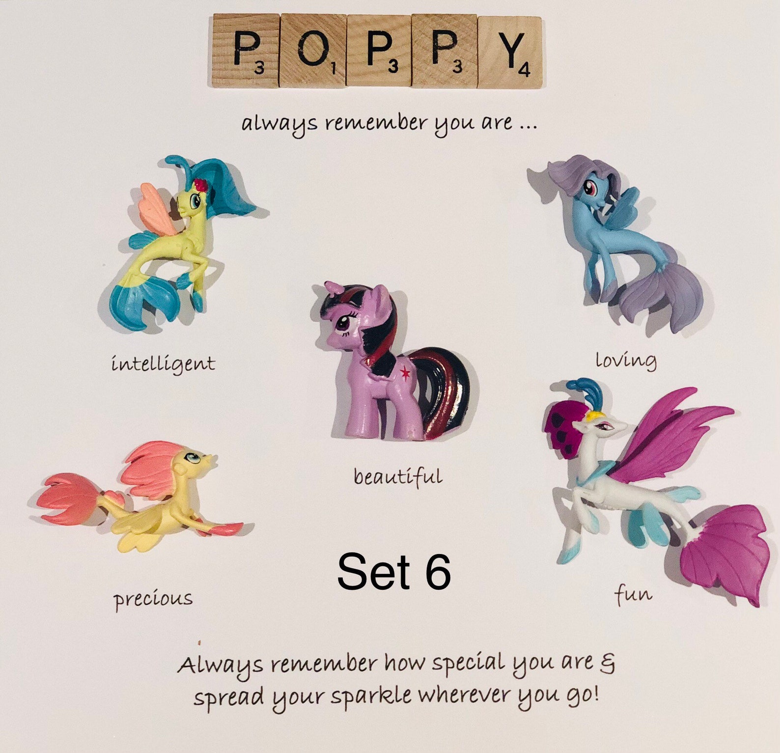 Personalised My Little Pony Style Special Box Frame - Etsy