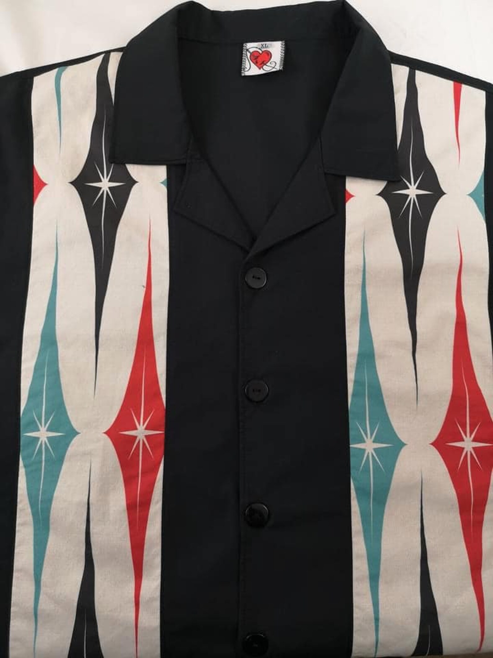 50s Bowling Shirt Exclusive Starburst Retro Etsy