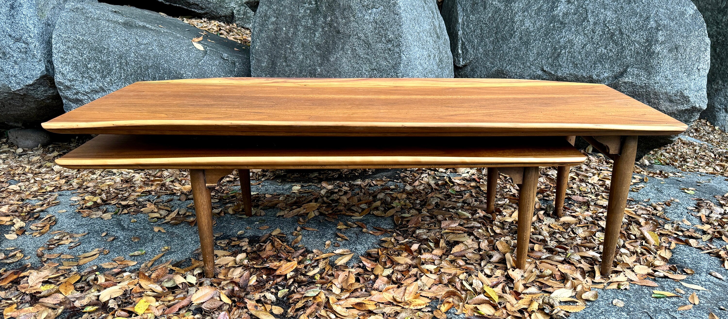 Mid Century Modern Walnut Coffee Table - Etsy