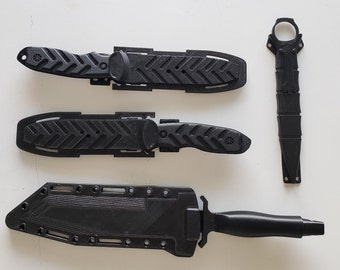 3D Printed Knife Set for Winter Soldier Cosplay Gerber SOCP Yari MK II Tanto Bucky Barnes