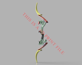 3D Print File - CW Arrow S2-S5 Replica Cosplay Bow