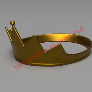 3D Print File - Evil Queen Crown stl Snow White Seven Dwarves
