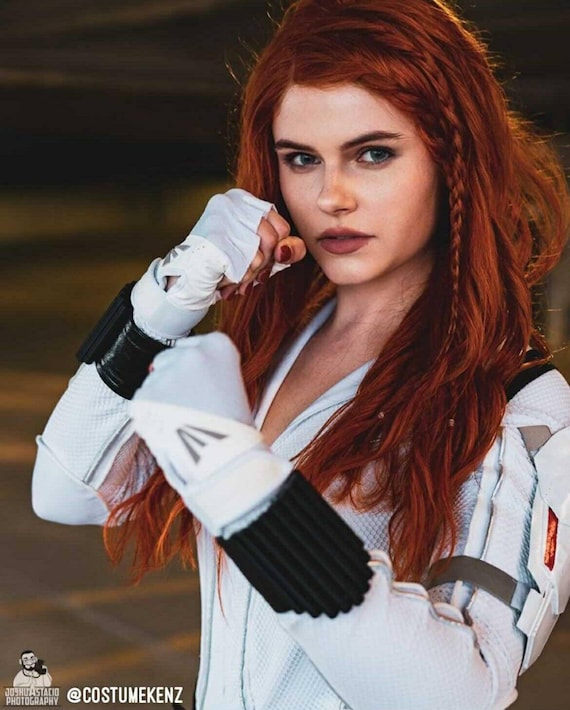 Widow Bites for Black Widow 2021 White Suit 3D Printed Wrist