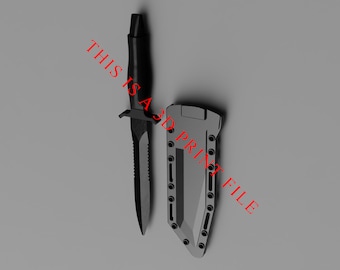Winter Soldier Knife & Holster 3D Print Files – Gerber Mk II