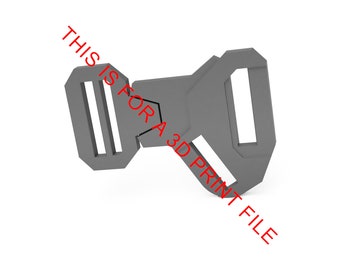 3D PRINT FILE - Winter Soldier Belt Buckle