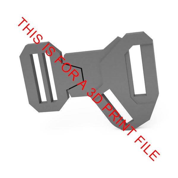 3D PRINT FILE - Winter Soldier Belt Buckle