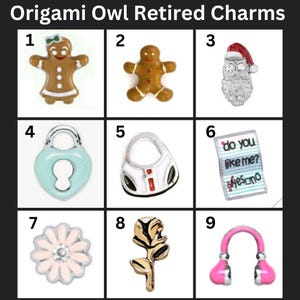 Origami Owl Retired Floating Charms (FREE Shipping Coupon Code in Description)