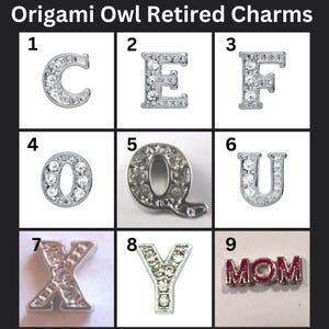 Origami Owl Retired Floating Charms (FREE Shipping Coupon Code in Description)